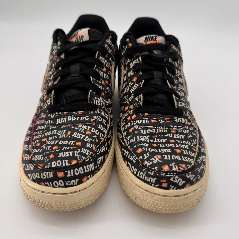 Nike Air Force 1 Low '07 LV8‎ Just Do It Kids AOP Sneakers Shoes 7Y Streetwear